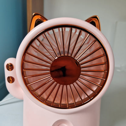 Umidificator cu ventilator si aromaterapie pentru copii, Naimeed D6072, Roz, 125x190x113mm