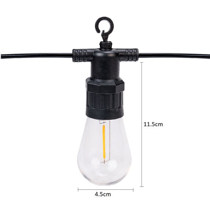 Ghirlanda luminoasa, decorativa, interconectabila, Naimeed D6082, 5m, 10 Becuri LED, Lumina Multicolor