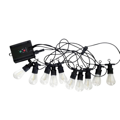 Ghirlanda luminoasa, solara, decorativa, interconectabila, Naimeed D6078, 5m, 10 Becuri LED, Lumina Alb Rece