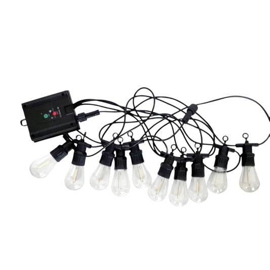 Ghirlanda luminoasa, solara, decorativa, interconectabila, Naimeed D6078, 5m, 10 Becuri LED, Lumina Alb Rece