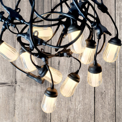 Ghirlanda luminoasa, solara, decorativa, interconectabila, Naimeed D6083, 5m, 10 Becuri LED, Lumina Alb Cald