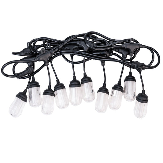 Ghirlanda luminoasa, solara, decorativa, interconectabila, Naimeed D6083, 5m, 10 Becuri LED, Lumina Alb Cald