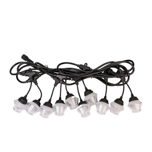 Ghirlanda luminoasa, solara, decorativa, interconectabila, Naimeed D6087, 5m, 10 Becuri LED, Lumina Alb Rece