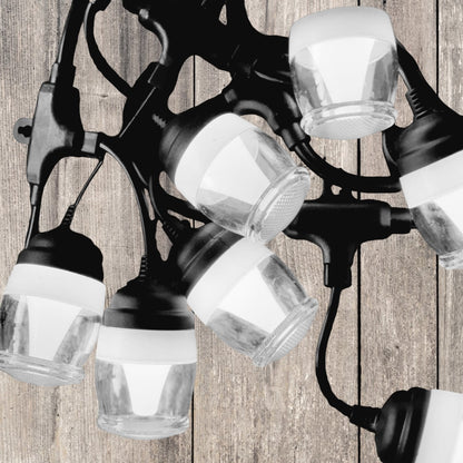Ghirlanda luminoasa, solara, decorativa, interconectabila, Naimeed D6092, 5m, 10 Becuri LED, Lumina Multicolor