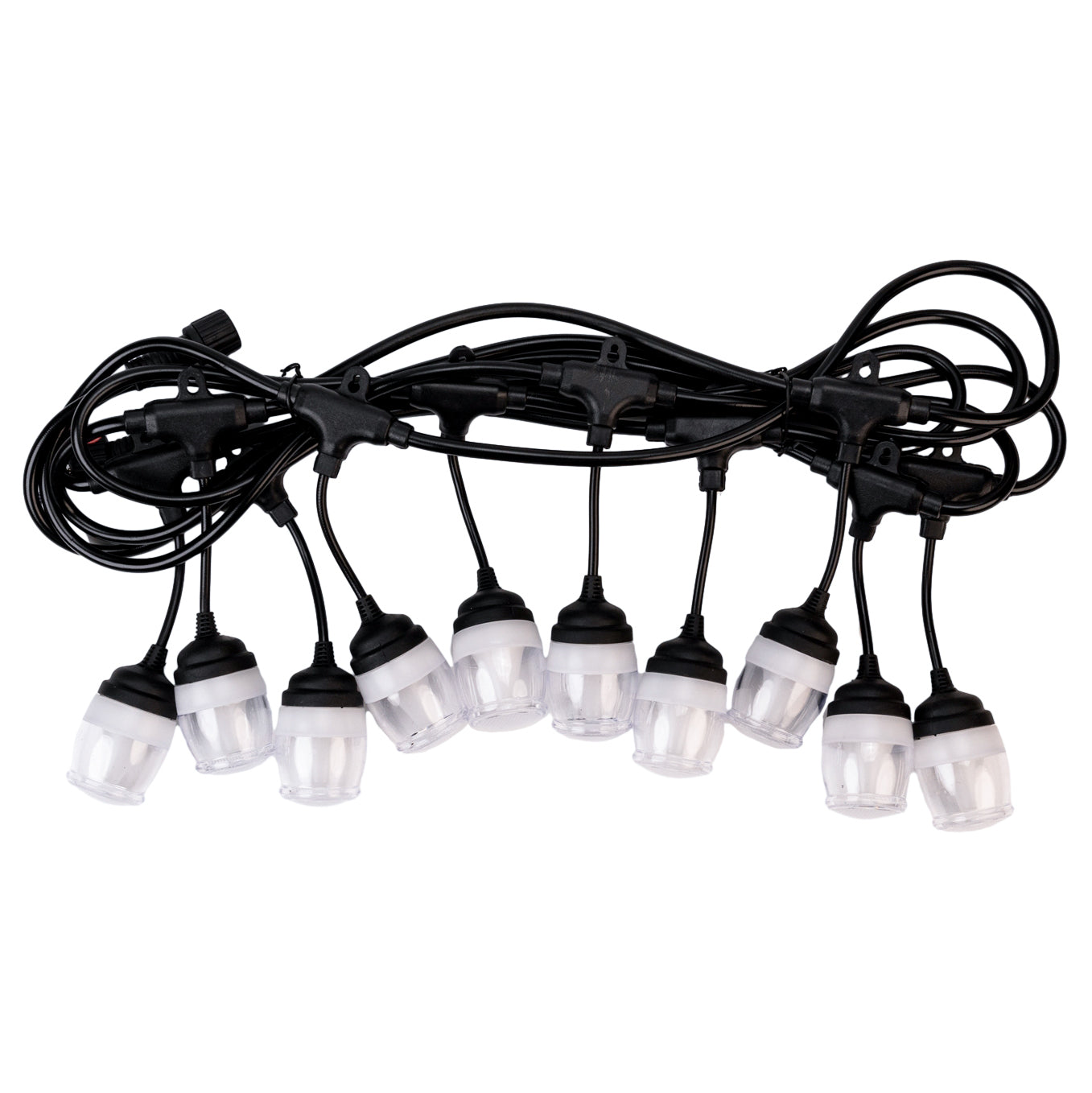 Ghirlanda luminoasa, solara, decorativa, interconectabila, Naimeed D6092, 5m, 10 Becuri LED, Lumina Multicolor