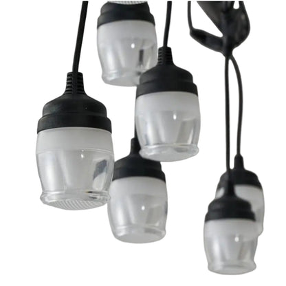 Ghirlanda luminoasa, decorativa, interconectabila, Naimeed D6093, 5m, 10 Becuri LED, Lumina Alb Cald