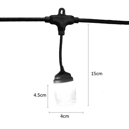Ghirlanda luminoasa, decorativa, interconectabila, Naimeed D6094, 5m, 10 Becuri LED, Lumina Multicolor