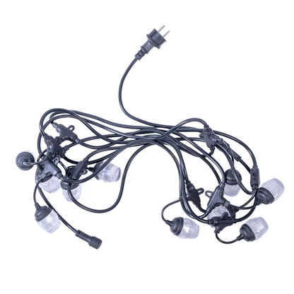 Ghirlanda luminoasa, decorativa, interconectabila, Naimeed D6097, 5m, 10 Becuri LED, Lumina Alb Cald