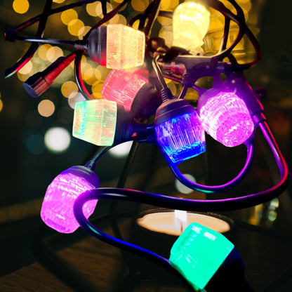 Ghirlanda luminoasa, decorativa, interconectabila, Naimeed D6098, 5m, 10 Becuri LED, Lumina Multicolor