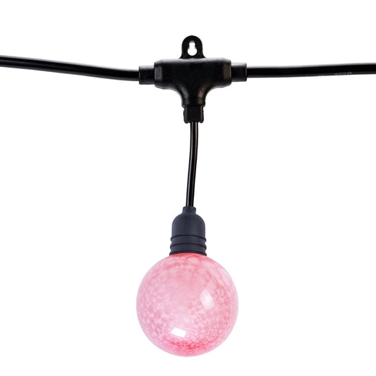 Ghirlanda luminoasa, solara, decorativa, interconectabila, Naimeed D6106, 5m, 10 Becuri LED, Lumina Multicolor