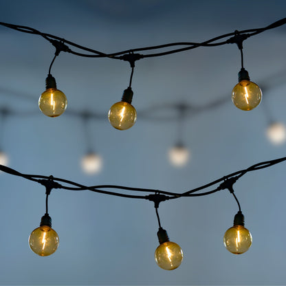 Ghirlanda luminoasa, decorativa, interconectabila, Naimeed D6104, 5m, 10 Becuri LED, Lumina Alb Cald