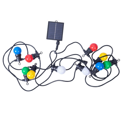 Ghirlanda luminoasa, solara, decorativa, interconectabila, Naimeed D6109, 5m, 10 Becuri LED, Lumina Multicolor