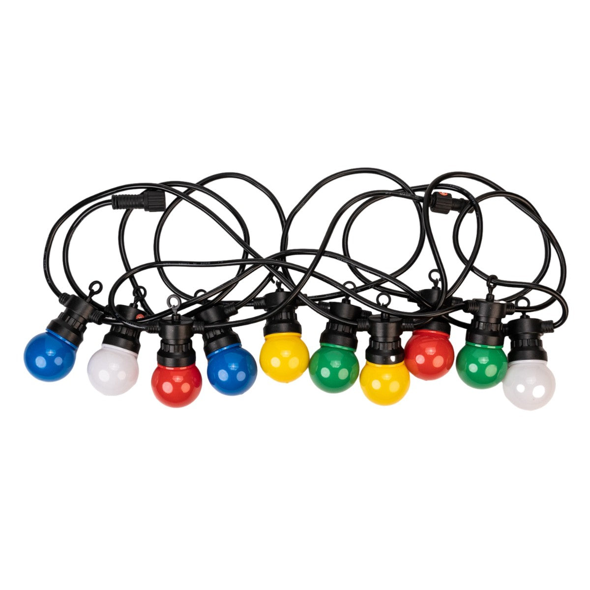 Ghirlanda luminoasa, solara, decorativa, interconectabila, Naimeed D6109, 5m, 10 Becuri LED, Lumina Multicolor