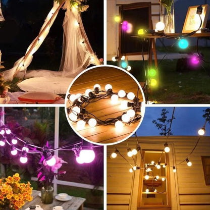 Ghirlanda luminoasa, solara, decorativa, interconectabila, Naimeed D6109, 5m, 10 Becuri LED, Lumina Multicolor