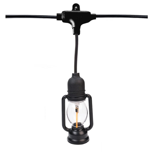 Ghirlanda luminoasa, solara, decorativa, interconectabila, Naimeed D6111, 5m, 10 Becuri LED, Lumina Alb Cald