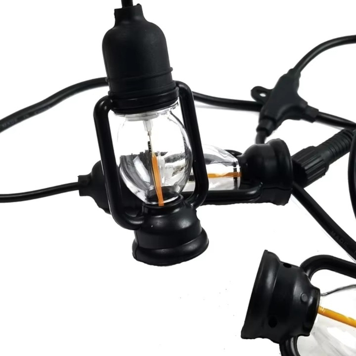 Ghirlanda luminoasa, solara, decorativa, interconectabila, Naimeed D6112, 5m, 10 Becuri LED, Lumina Multicolor