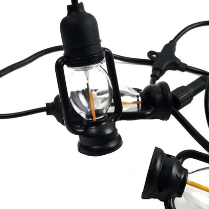 Ghirlanda luminoasa, solara, decorativa, interconectabila, Naimeed D6112, 5m, 10 Becuri LED, Lumina Multicolor