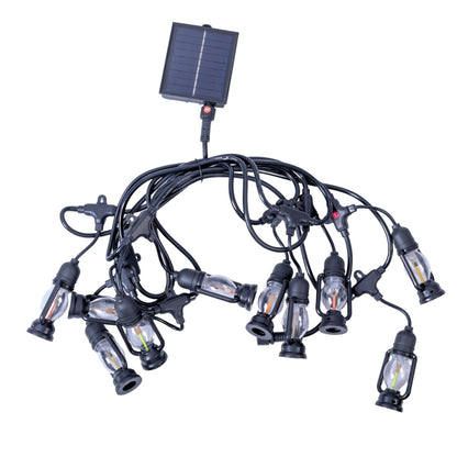 Ghirlanda luminoasa, solara, decorativa, interconectabila, Naimeed D6112, 5m, 10 Becuri LED, Lumina Multicolor
