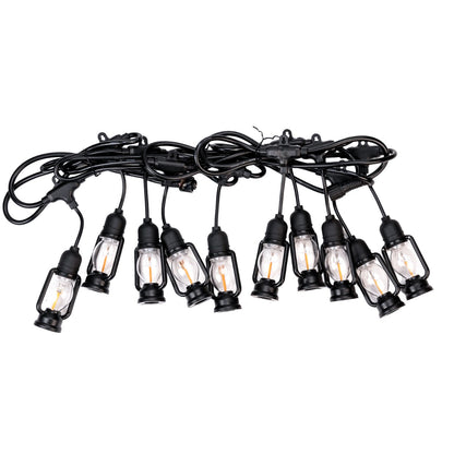 Ghirlanda luminoasa, decorativa, interconectabila, Naimeed D6113, 5m, 10 Becuri LED, Lumina Alb Cald