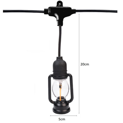 Ghirlanda luminoasa, decorativa, interconectabila, Naimeed D6114, 5m, 10 Becuri LED, Lumina Multicolor