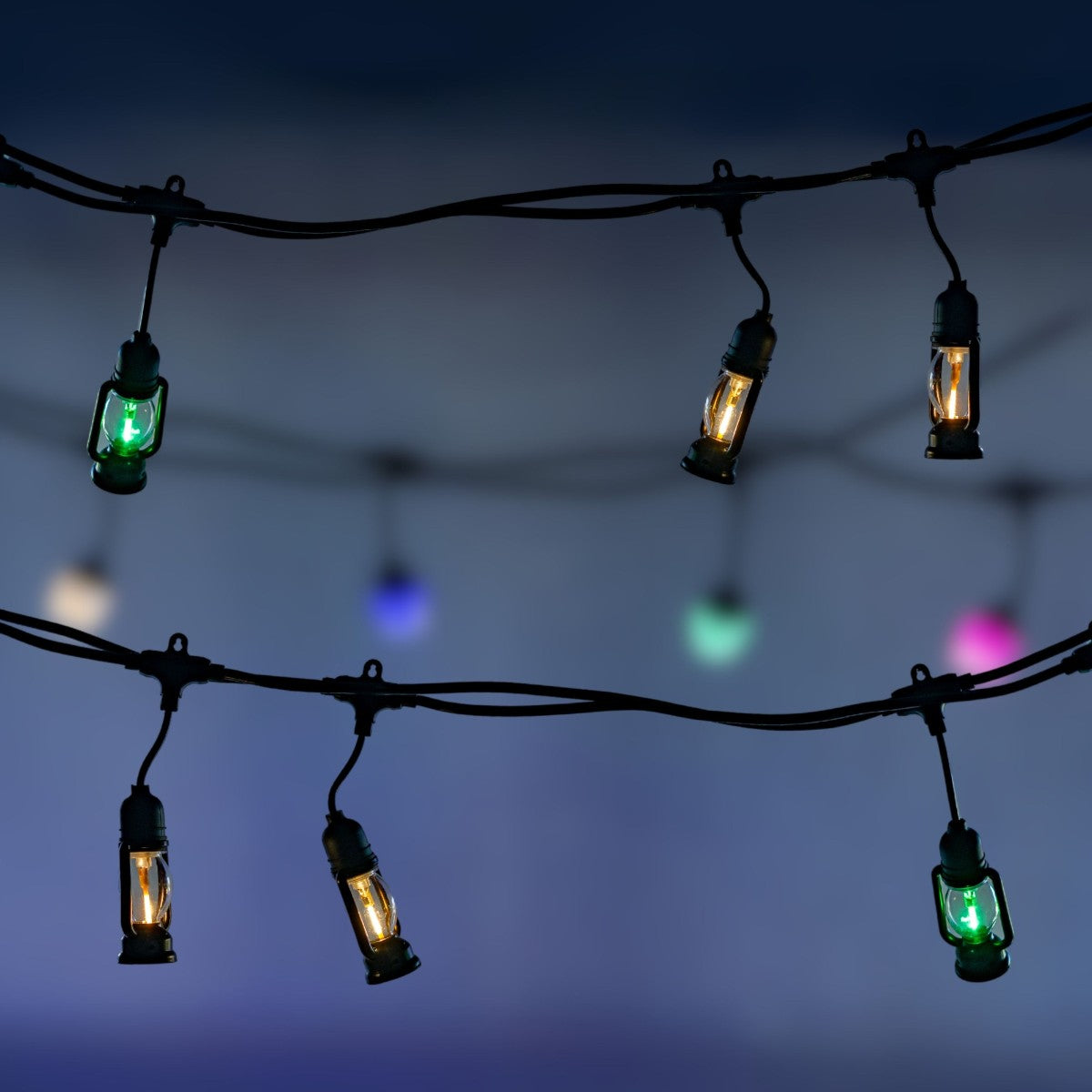 Ghirlanda luminoasa, decorativa, interconectabila, Naimeed D6114, 5m, 10 Becuri LED, Lumina Multicolor