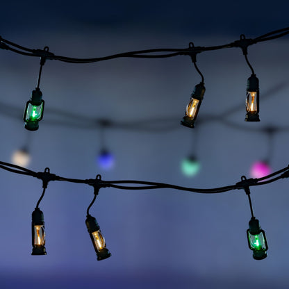 Ghirlanda luminoasa, decorativa, interconectabila, Naimeed D6114, 5m, 10 Becuri LED, Lumina Multicolor