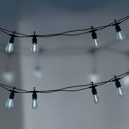 Ghirlanda luminoasa, solara, decorativa, interconectabila, Naimeed D6116, 5m, 10 Becuri LED, Lumina Alb Rece