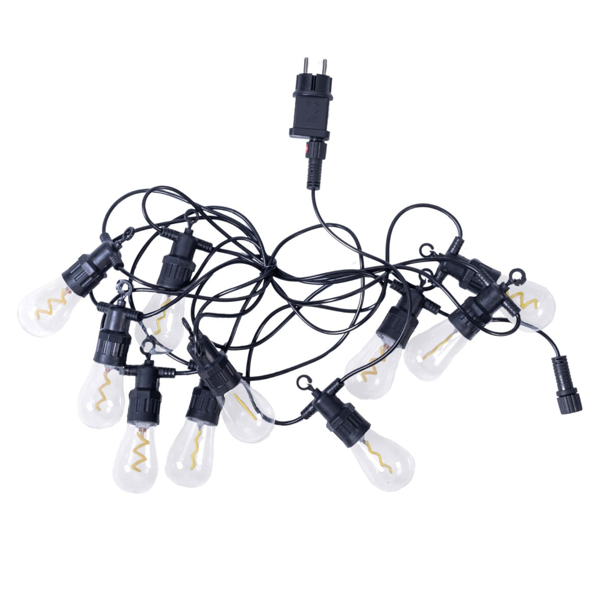 Ghirlanda luminoasa, decorativa, interconectabila, Naimeed D6117, 5m, 10 Becuri LED, Lumina Alb Cald