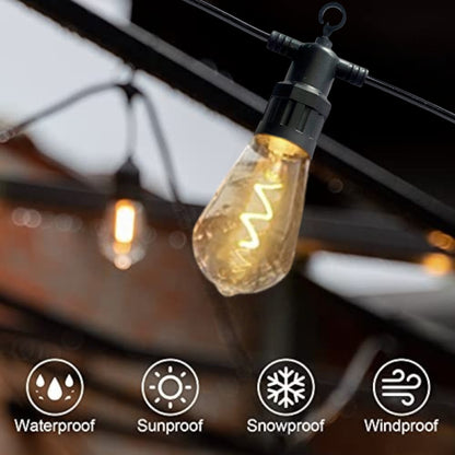 Ghirlanda luminoasa, decorativa, interconectabila, Naimeed D6118, 5m, 10 Becuri LED, Lumina Alb Rece