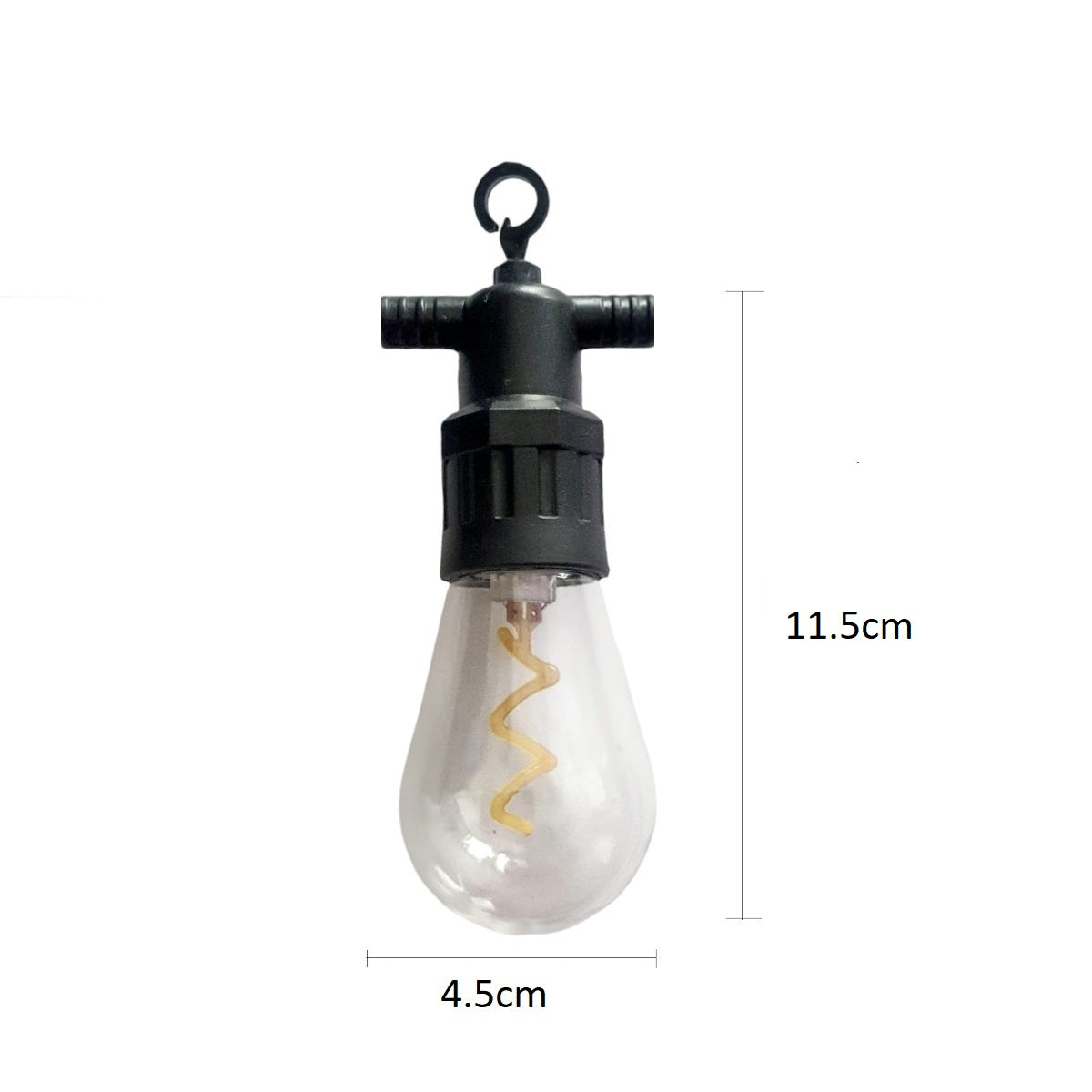 Ghirlanda luminoasa, decorativa, interconectabila, Naimeed D6118, 5m, 10 Becuri LED, Lumina Alb Rece