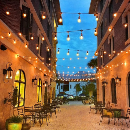 Ghirlanda luminoasa, decorativa, interconectabila, Naimeed D6122, 10m, 10 Becuri LED, Lumina Alb Cald