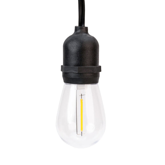 Ghirlanda luminoasa, decorativa, interconectabila, Naimeed D6120, 10m, 10 Becuri LED, Lumina Alb Cald
