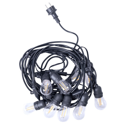 Ghirlanda luminoasa, decorativa, interconectabila, Naimeed D6122, 10m, 10 Becuri LED, Lumina Alb Cald