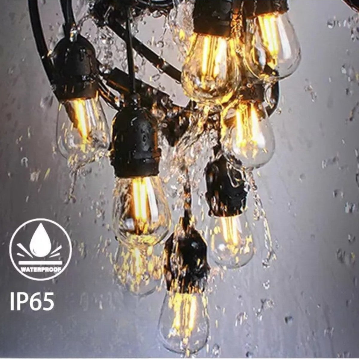 Ghirlanda luminoasa, decorativa, interconectabila, Naimeed D6122, 10m, 10 Becuri LED, Lumina Alb Cald