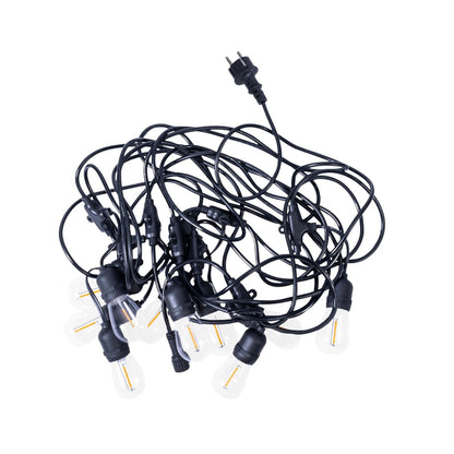 Ghirlanda luminoasa, decorativa, interconectabila, Naimeed D6126, 5m, 10 Becuri LED, Lumina Alb Cald