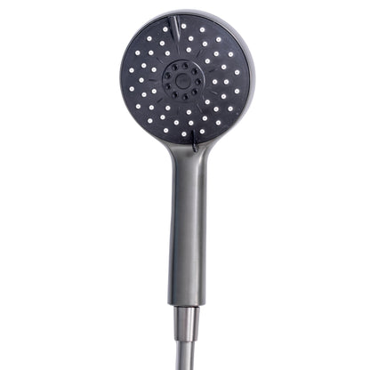 Coloana de dus, cu para fixa si para mobila, Naimeed D6136, 3 functii, otel inoxidabil, Argintiu