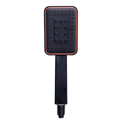 Coloana de dus, cu para fixa si para mobila, Naimeed D6137, 3 functii, otel inoxidabil, Negru