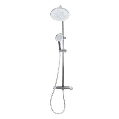 Coloana de dus, cu para fixa si para mobila, Naimeed D6148, 3 functii, otel inoxidabil, Argintiu