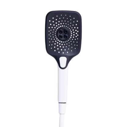 Coloana de dus, cu para fixa si para mobila, Naimeed D6149, 4 functii, otel inoxidabil, Alb