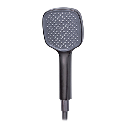 Coloana de dus, cu para fixa si para mobila, Naimeed D6157, 4 functii, otel inoxidabil, Gri