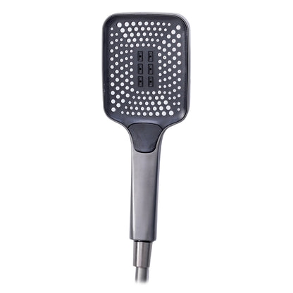 Coloana de dus, cu para fixa si para mobila, Naimeed D6158, 4 functii, otel inoxidabil, Argintiu