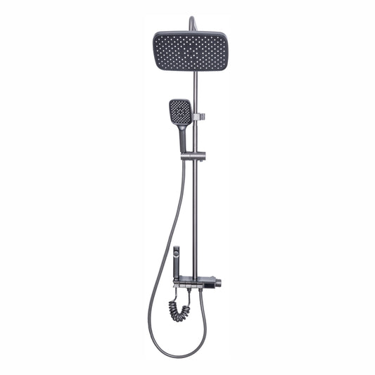 Coloana de dus, cu para fixa si para mobila, Naimeed D6159, 4 functii, otel inoxidabil, Argintiu