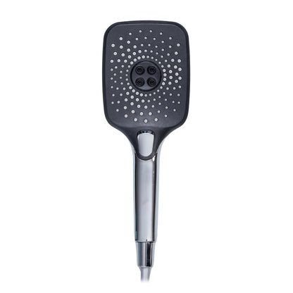 Coloana de dus, cu para fixa si para mobila, Naimeed D6161, 4 functii, otel inoxidabil, Argintiu
