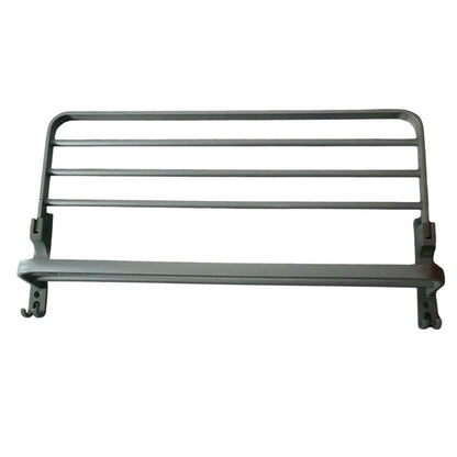 Suport  multifunctional din aluminiu cu raft si carlige integrate, Naimeed D6163, Gri