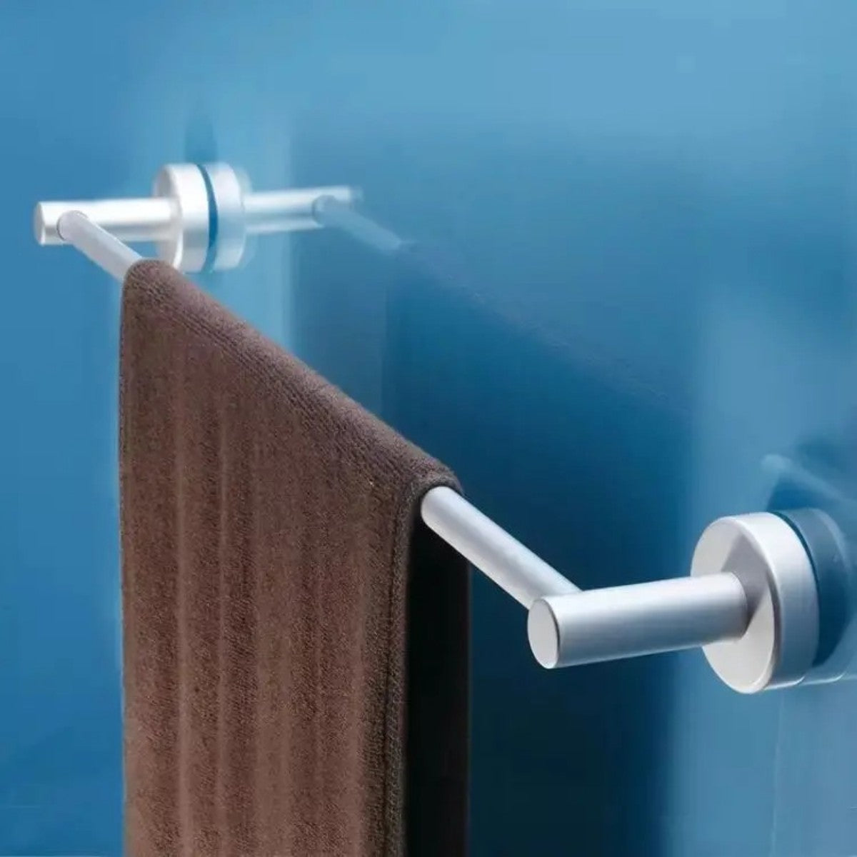 Suport pentru prosoape, aluminiu, 60x6.5cm, Naimeed D6171, Argintiu