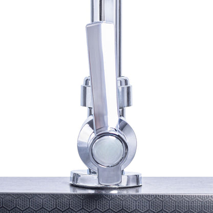 Baterie chiuveta pentru o singura alimentare cu apa, (cald sau rece), rotire 360°, cu doua moduri de jet ajustabil, Naimeed D6183, Argintiu