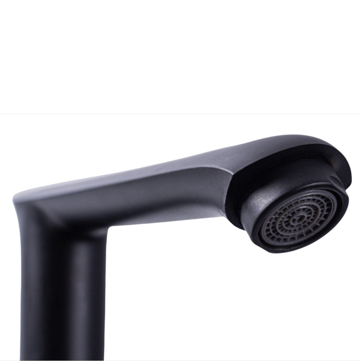 Baterie chiuveta pentru o singura alimentare cu apa, (cald sau rece), design modern, Naimeed D6184, Negru mat