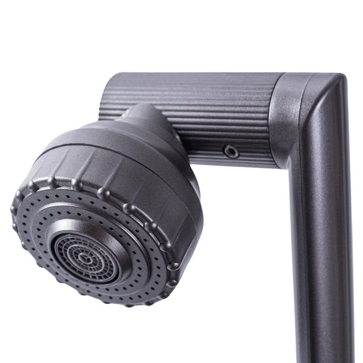 Baterie chiuveta pentru o singura alimentare cu apa, (cald sau rece), rotire 360°, multifunctionala, cu design modern, Naimeed D6186, Gri