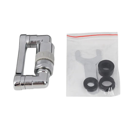 Extensie pivotanta pentru robinet, 2 moduri de pulverizare, Naimeed D6192, Argintiu