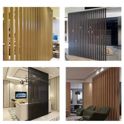 Set 5 profile Rectangular Decorativ Ranforsat WPC, Naimeed D6207, 260x10x5cm, Crem